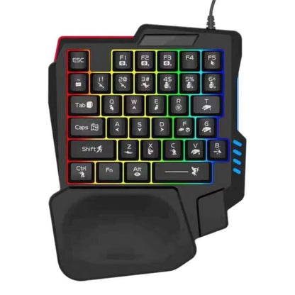 RGB One-Hand Gaming Keyboard