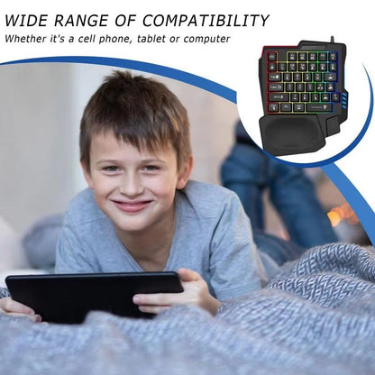 RGB One-Hand Gaming Keyboard